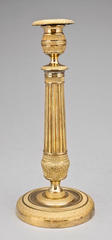 LJUSSTAKAR, ett par, senempire, 1800-talets första hälft.
