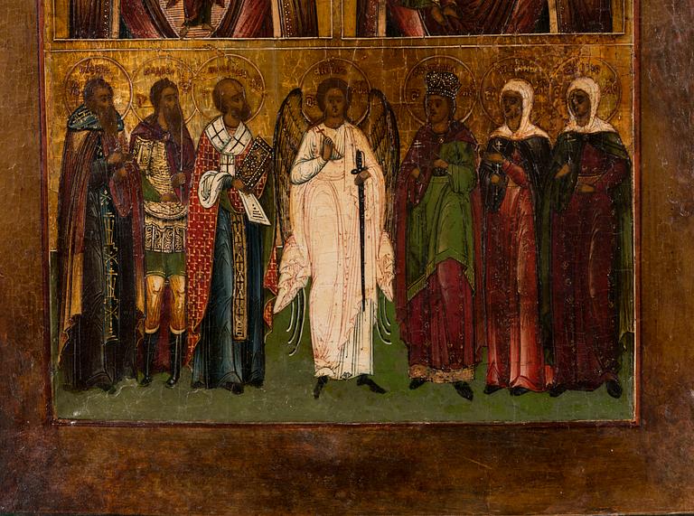 A late 19th-century Russian icon (Kholuy).