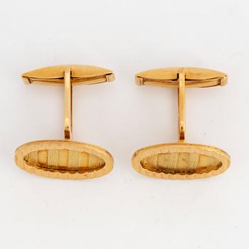 MANSCHETTKNAPPAR, 18K guld.