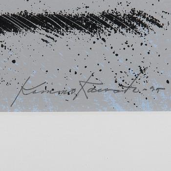 KIMMO KAIVANTO, serigrafia, signeerattu ja päivätty -95, numeroitu 1/150.