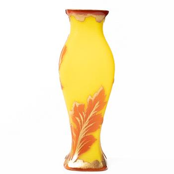 Vas, överfångsglas, Art Nouveau-stil, 1900-talets andra hälft.