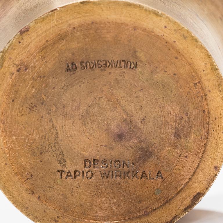 Tapio Wirkkala,  a pair of bronze candle holders for Kultakeskus Oy.