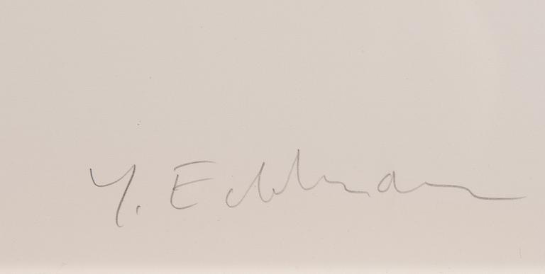 YRJÖ EDELMANN, färglitografi, signerad, numrerad XVI/XX.