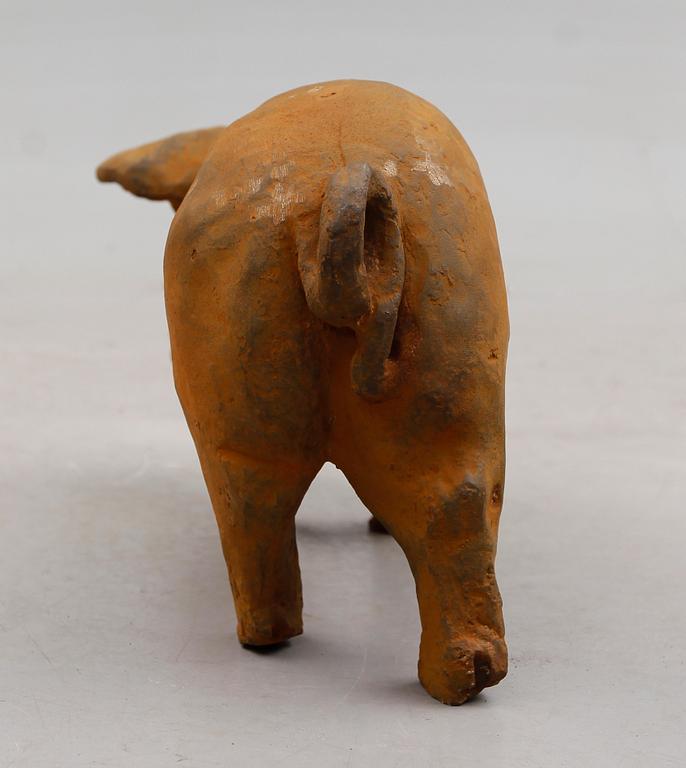 FIGUR, gjutjärn, modern tillverkning.