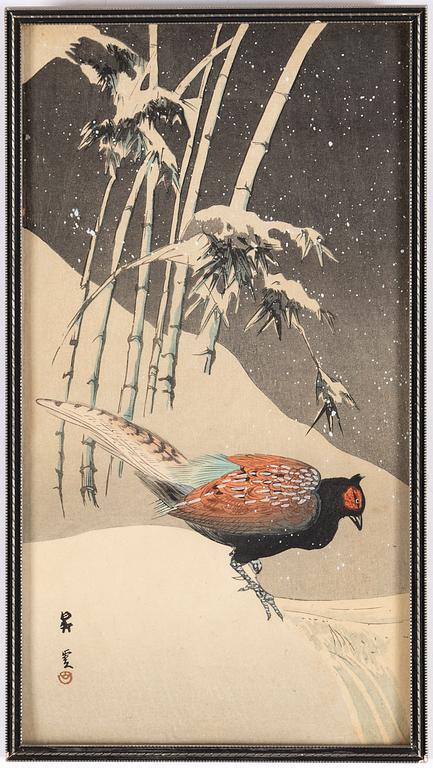 Shoun Yamamoto, färgträsnitt, Japan, tidigt 1900-tal.