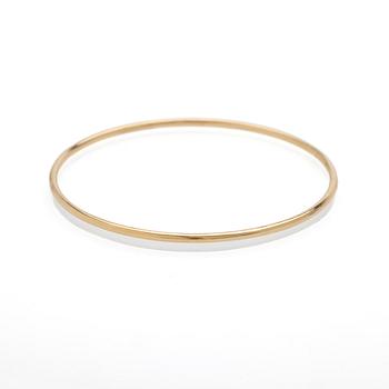 Johan Jobring, Stelt armband 18K guld, Halmstad 2023.