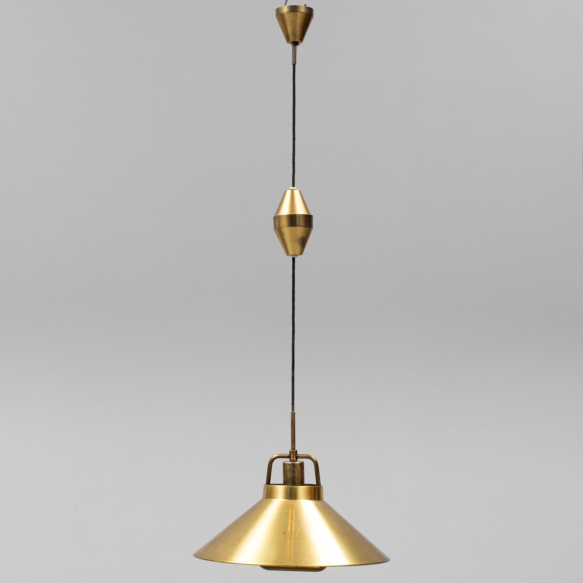 FRITZ SCHLEGEL, taklampa, "P 295", Lyfa, Danmark, 1900-talets andra hälft.
