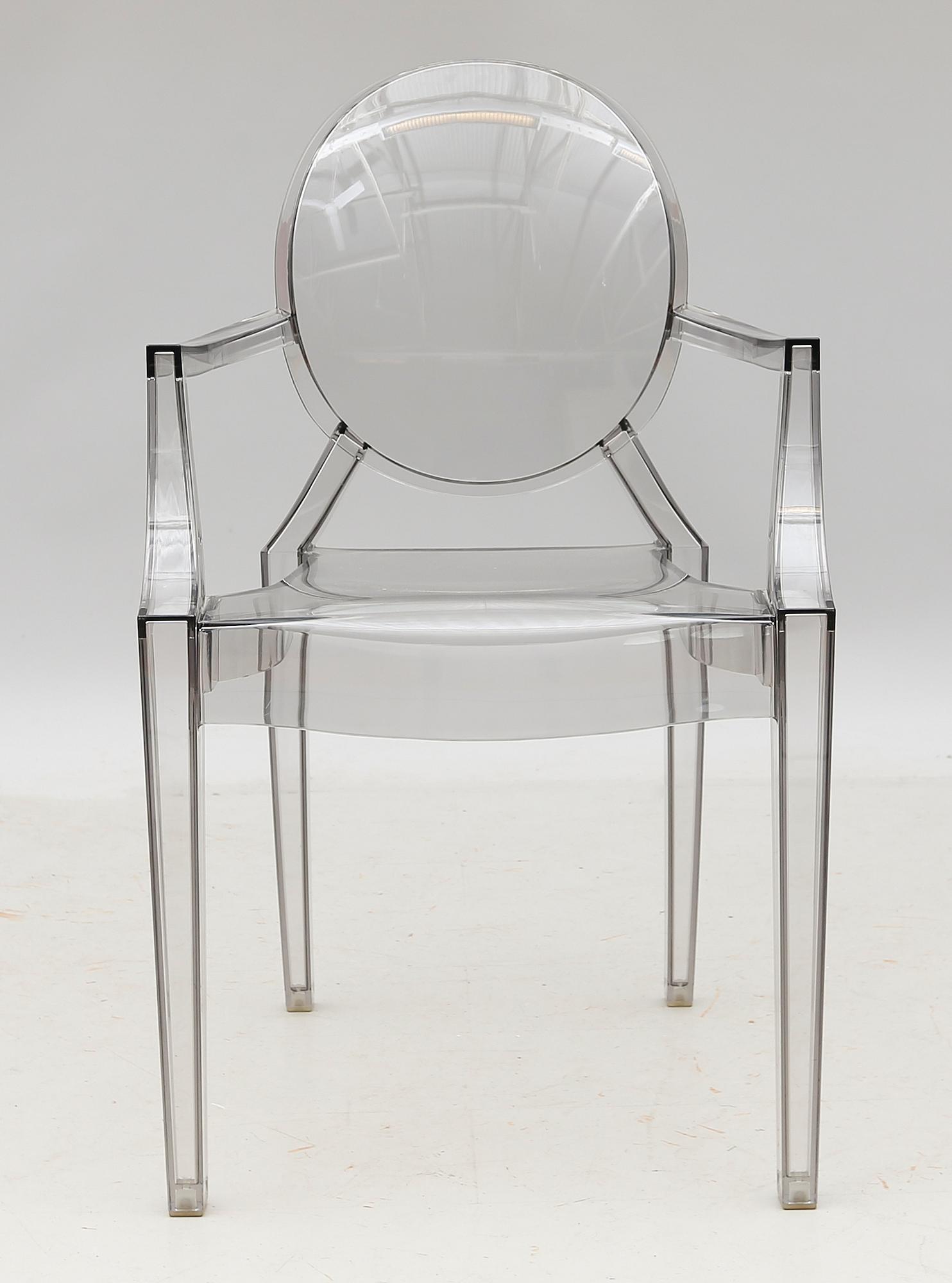 KARMSTOL"Louis Ghost", Philippe Starck för Kartell.