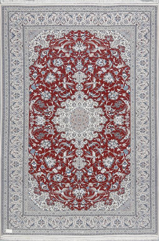 NAIN so called HABIBIAN, part silk, ca 306x205 cm.