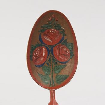 BRÖLLOPSSKED, friargåva, allmoge, tillskriven Pehr Schenler, Norrala, Hälsingland. Daterad 1850.