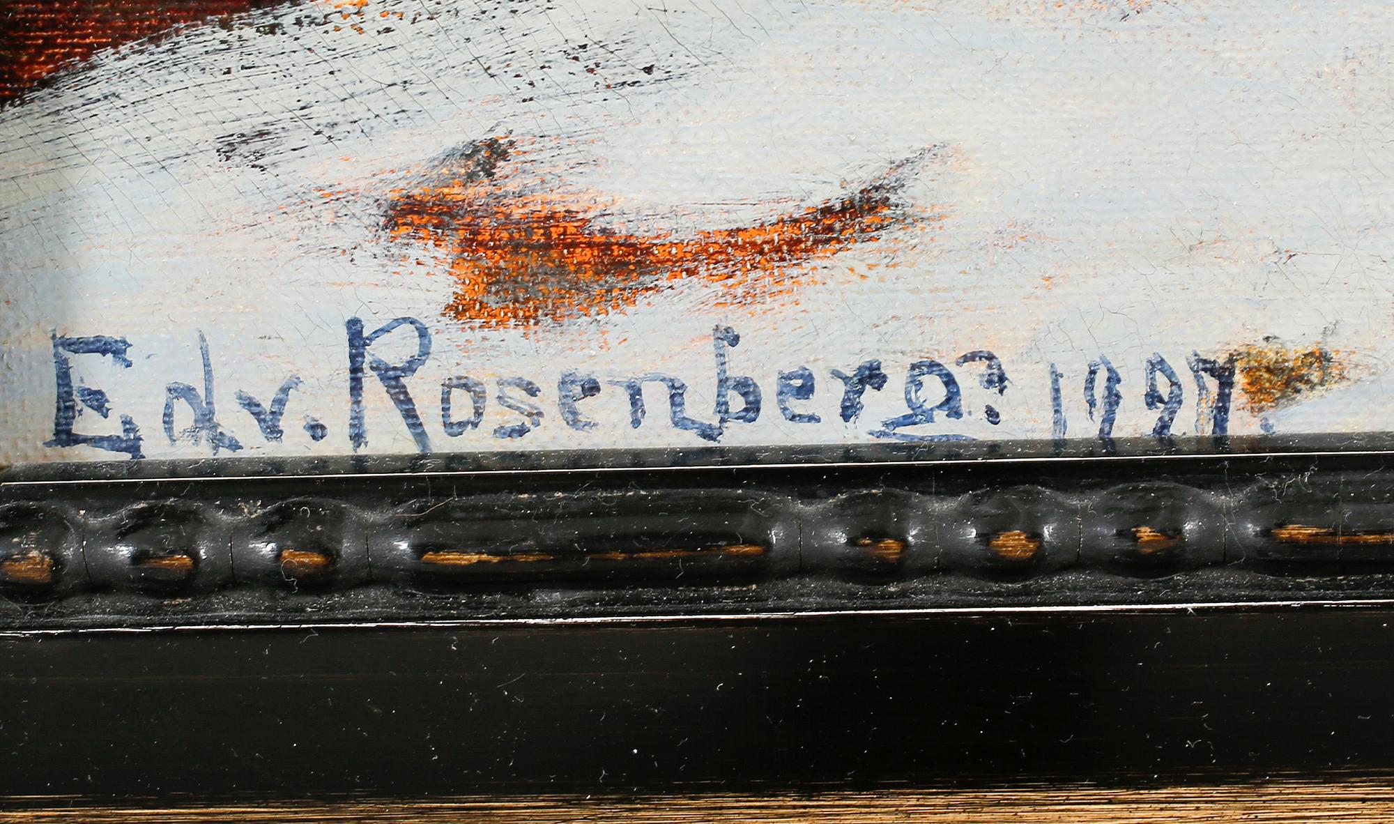 EDVARD ROSENBERG, olja på duk, signerad och daterad 1927.