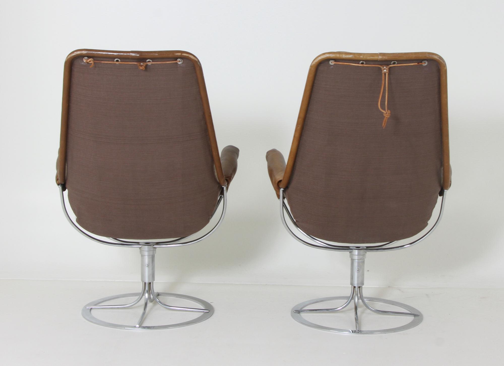 FÅTÖLJER, ett par. "Jetson" Bruno Mathsson.