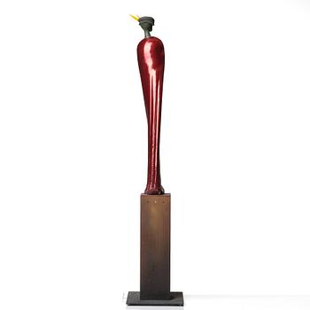 Kjell Engman, a unique glass sculpture 'Nobelman', Kosta Boda, Sweden.