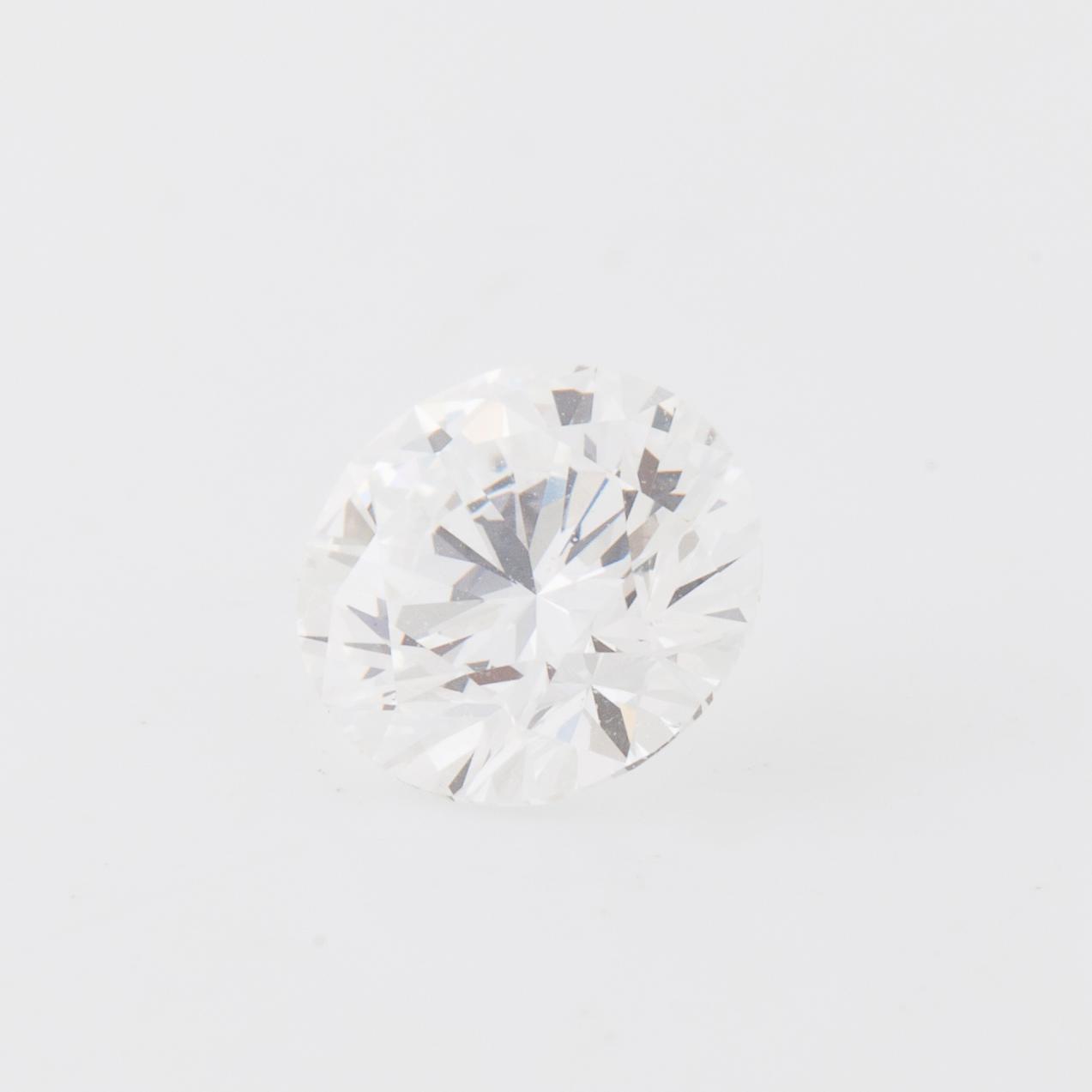 A brilliant cut diamond, ca 1.05 ct.