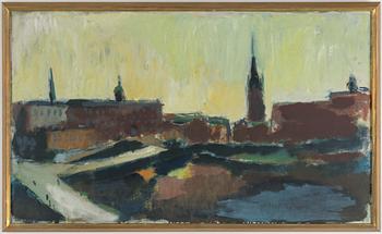 GUSTAV RUDBERG, oil on canvas, signed and dated 65.