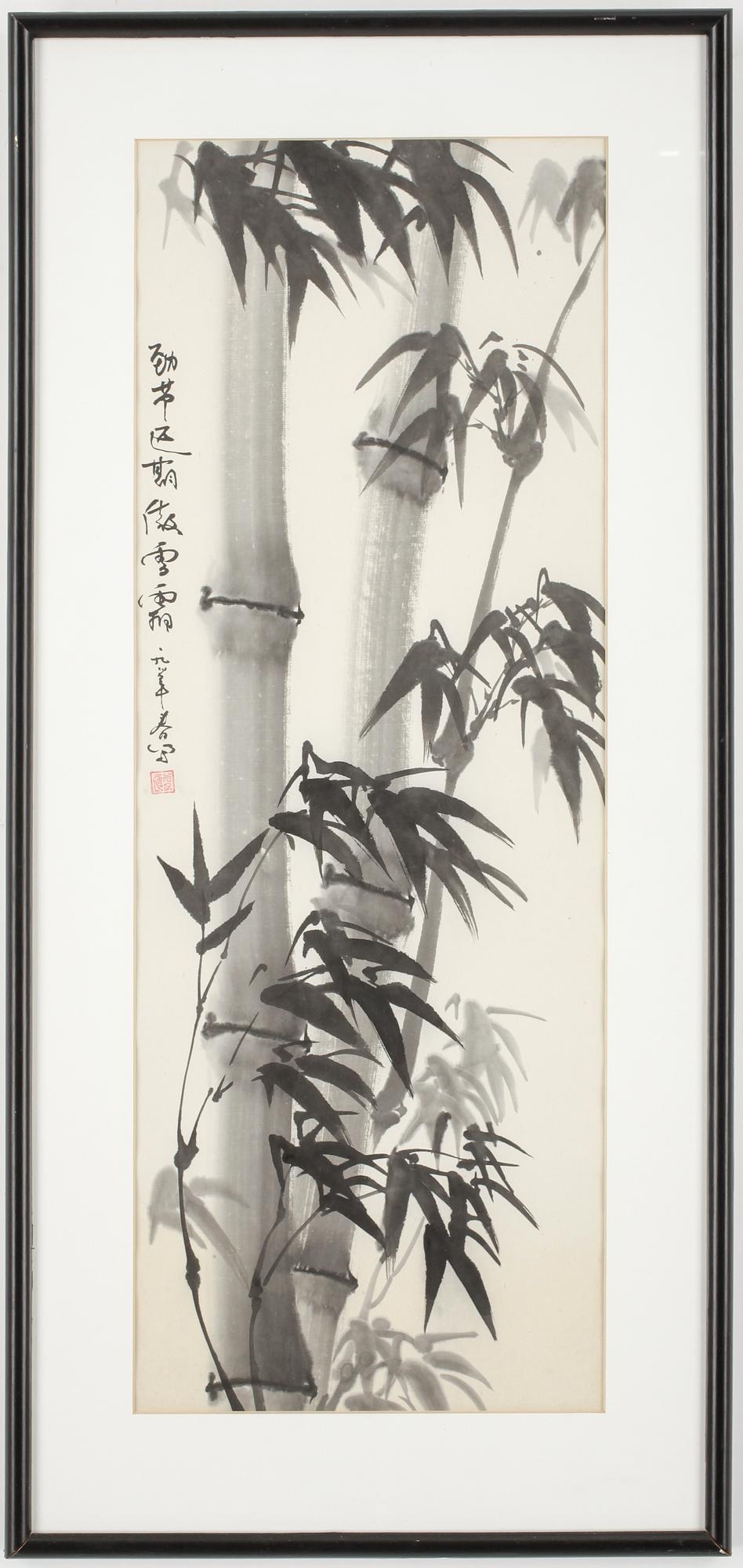 OKÄND KONSTNÄR, tuschlavering, Kina, 1900-tal, signerad.