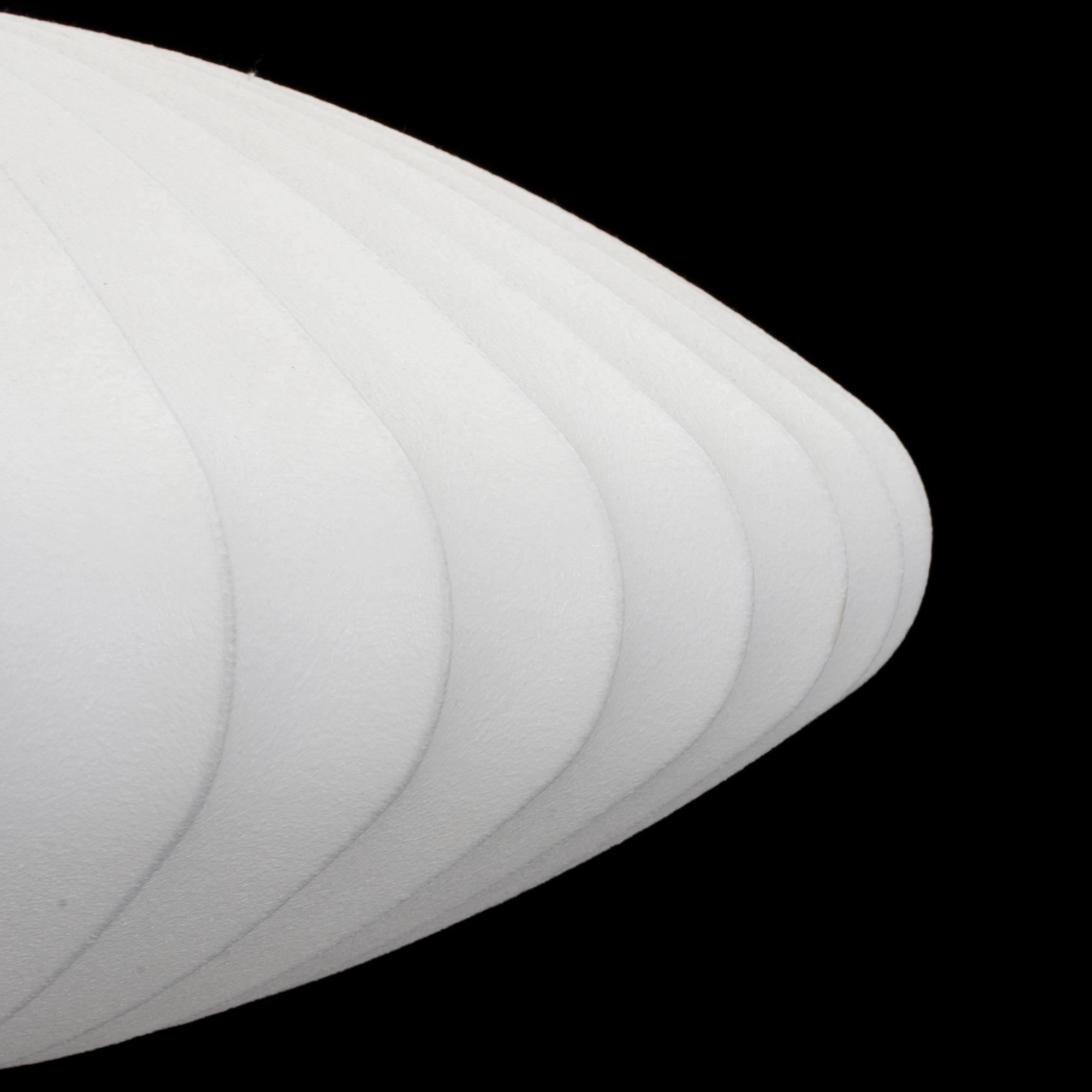 A 'Nelson Saucer Bubble' ceiling light by George Nelson, Herman Miller.