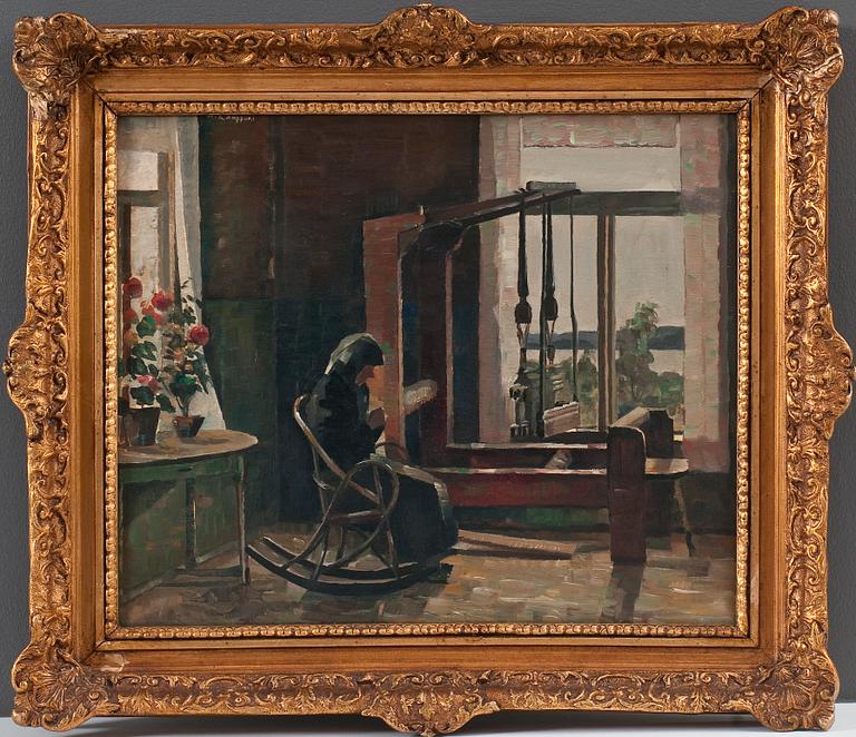 Väinö Kamppuri, VÄINÖ KAMPPURI, BY THE WINDOW.