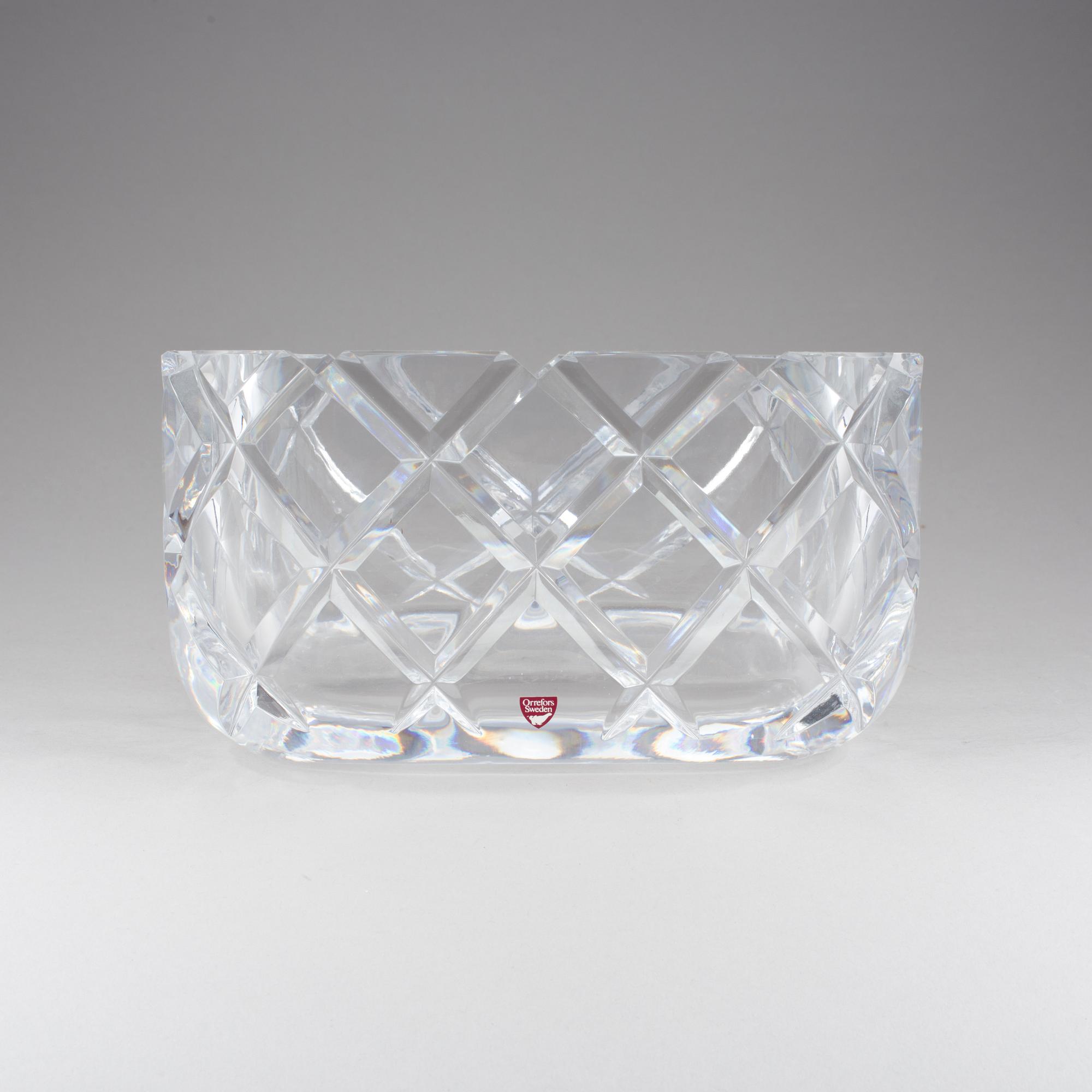 SKÅL, glas, "Sofiero", Gunnar Cyrén, signerad, Orrefors, 1900-talets andra hälft.