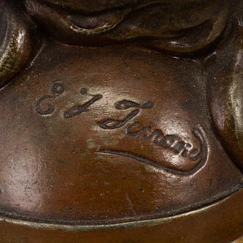 A French pendulum clock, ca 1900.