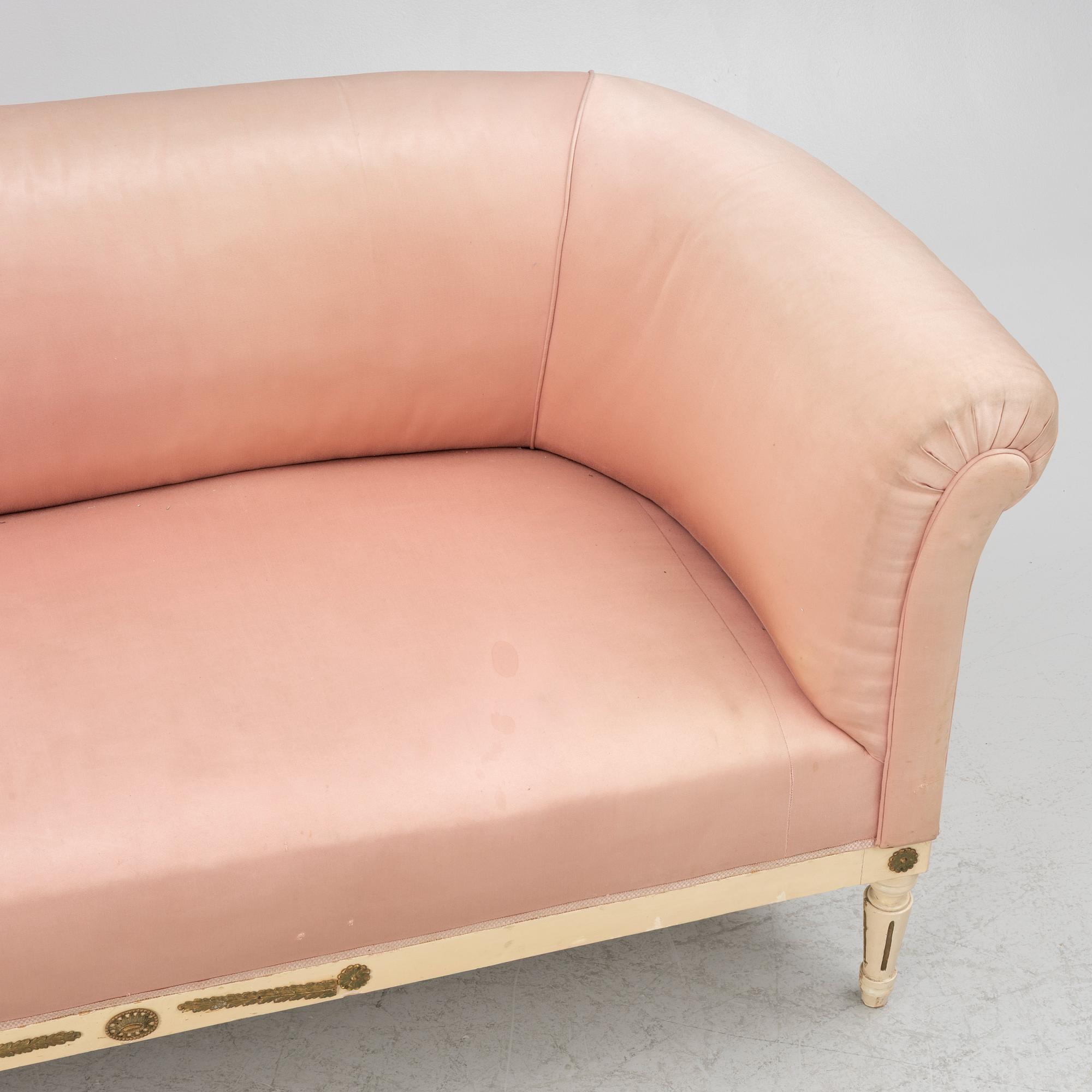A Gustavian style sofa, first half of the 20th Century.