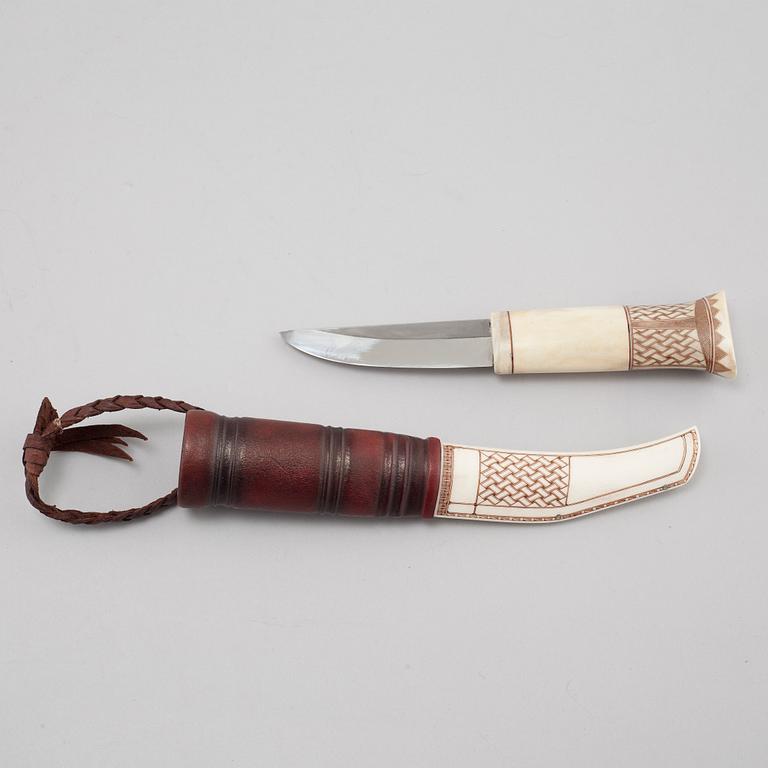 A knife by Max Lundström, signed and dated -07.