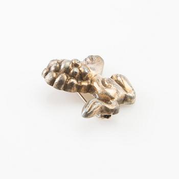 Anna Petrus, Brooch in pewter, for the company Svenskt Tenn.