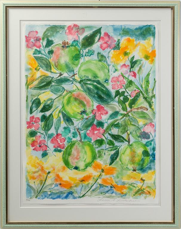 LENA LINDERHOLM, litografi, signerad och numrerad 91/175.