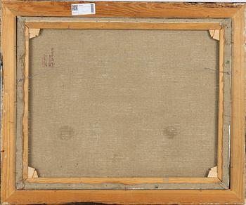 Henryk Płóciennik, oil on canvas, signed and dated -75.