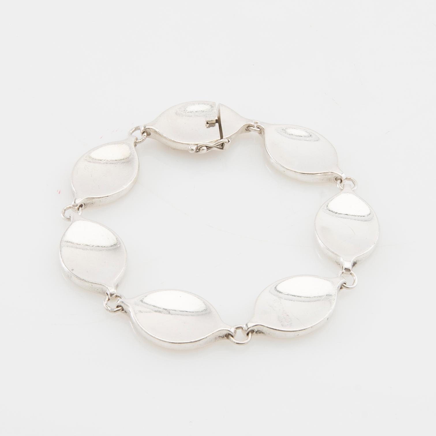 Georg Jensen, Bracelet model no. 171, sterling silver, Denmark.
