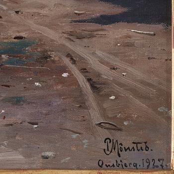 Peder Mork Mönsted, "Gade i Landsbyen, Onsbjerg" (Samsö).