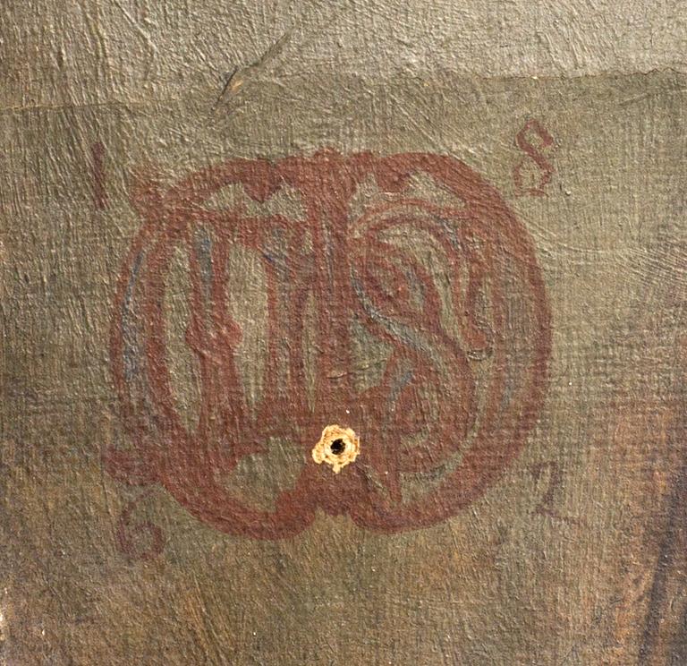 JOSHUA HARGRAVE SAMS MANN, oil on canvas signed and dated 1862.