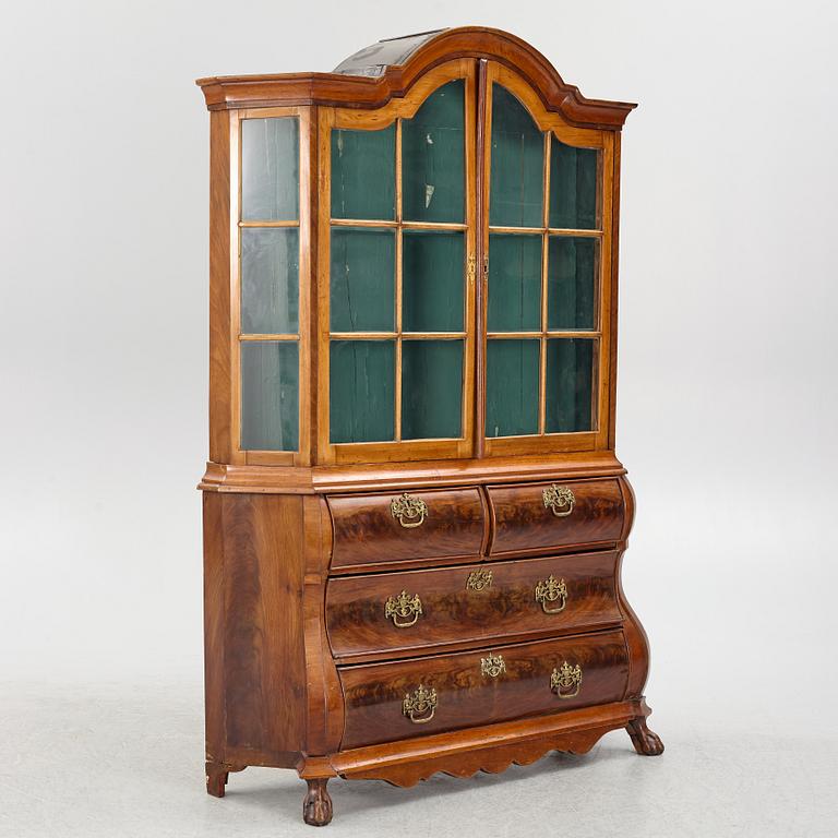 Display cabinet, 20th century, Louis XV style.