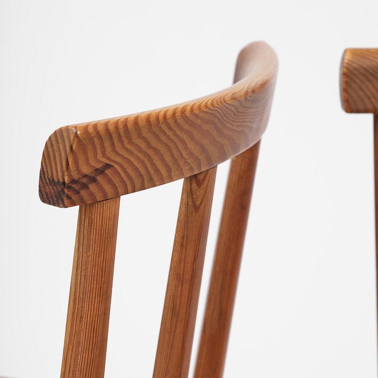 Axel Einar Hjorth, stolar, fyra stycken, "Utö", Nordiska Kompaniet, 1930-tal.