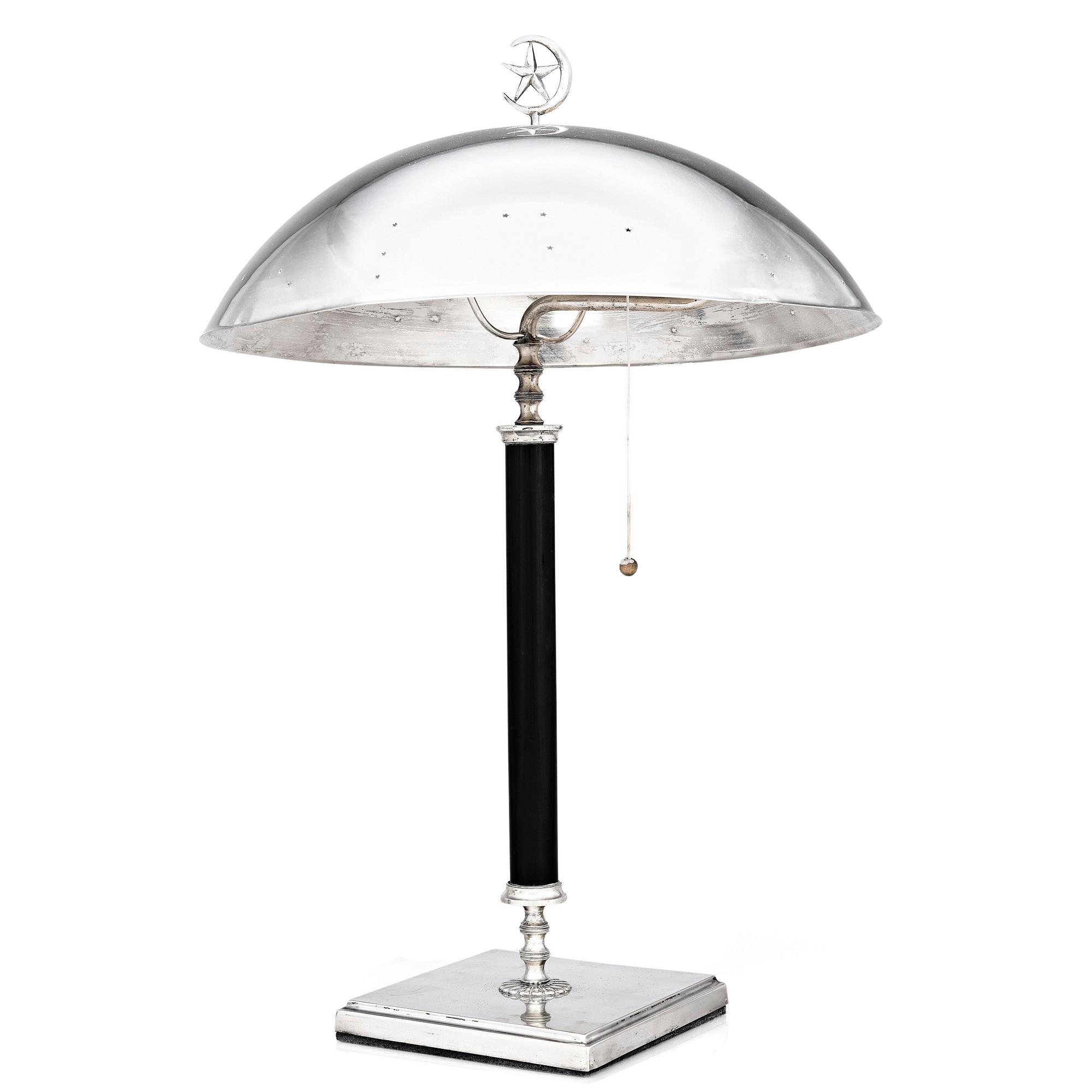 Elis Bergh, tillskriven, bordslampa, C G Hallberg, Swedish Grace 1920-tal.
