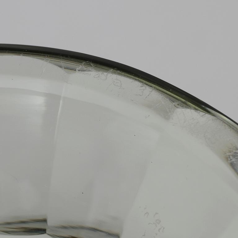 SKÅL, glas, Eda glasbruk, dat 1931.