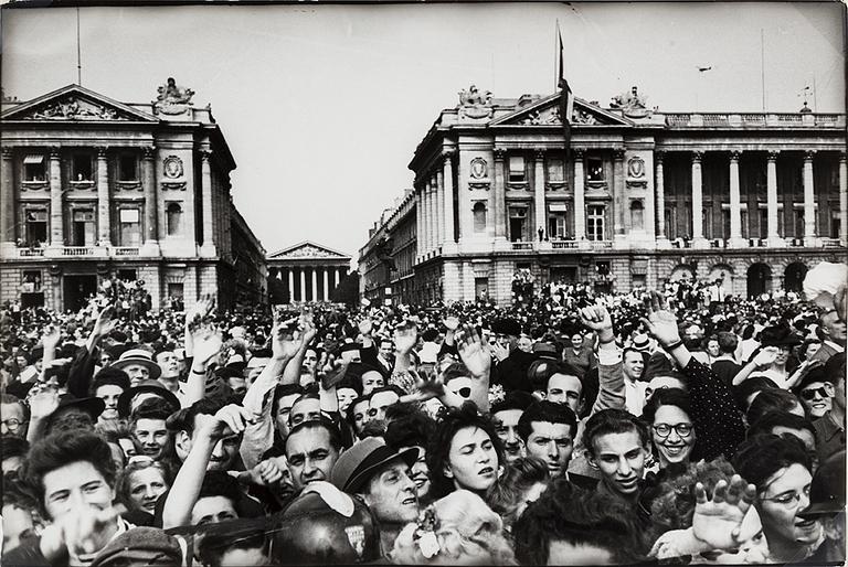HENRI CARTIER-BRESSON, gelatinsilverfotografi med fotografens stämpel samt copyrightstämpel från Europapress AB a tergo.