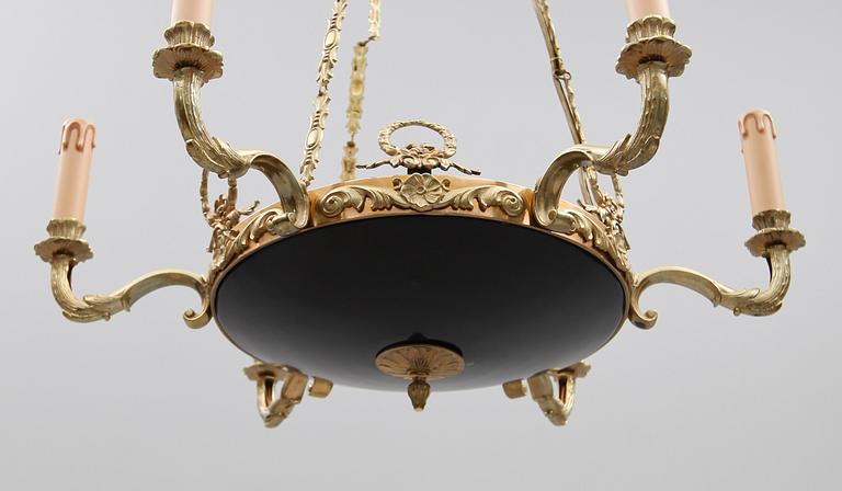 TAKAMPEL, empirestil, 1900-talets mitt. Höjd ca 70 cm.