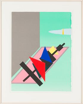 C Göran Karlsson, silkscreen in colours, signed and dated -85. Numbered 57/70.