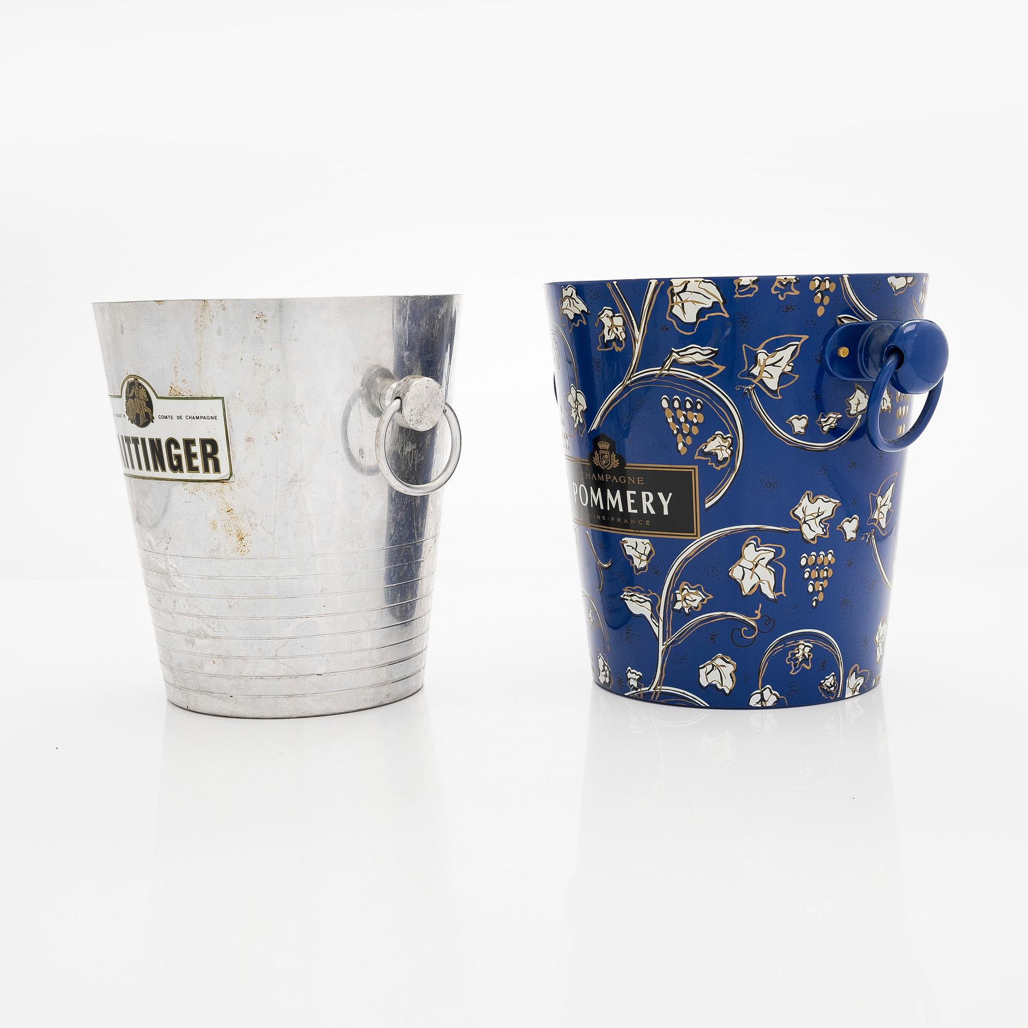 Two late 20th-century champagne coolers.