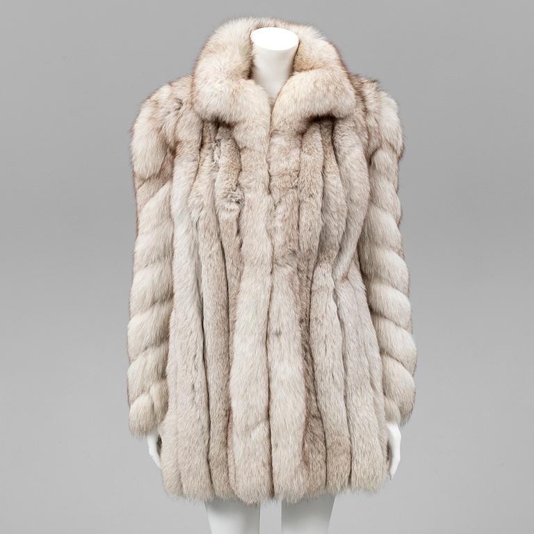 SAGA FOX,  a fox fur jacket.