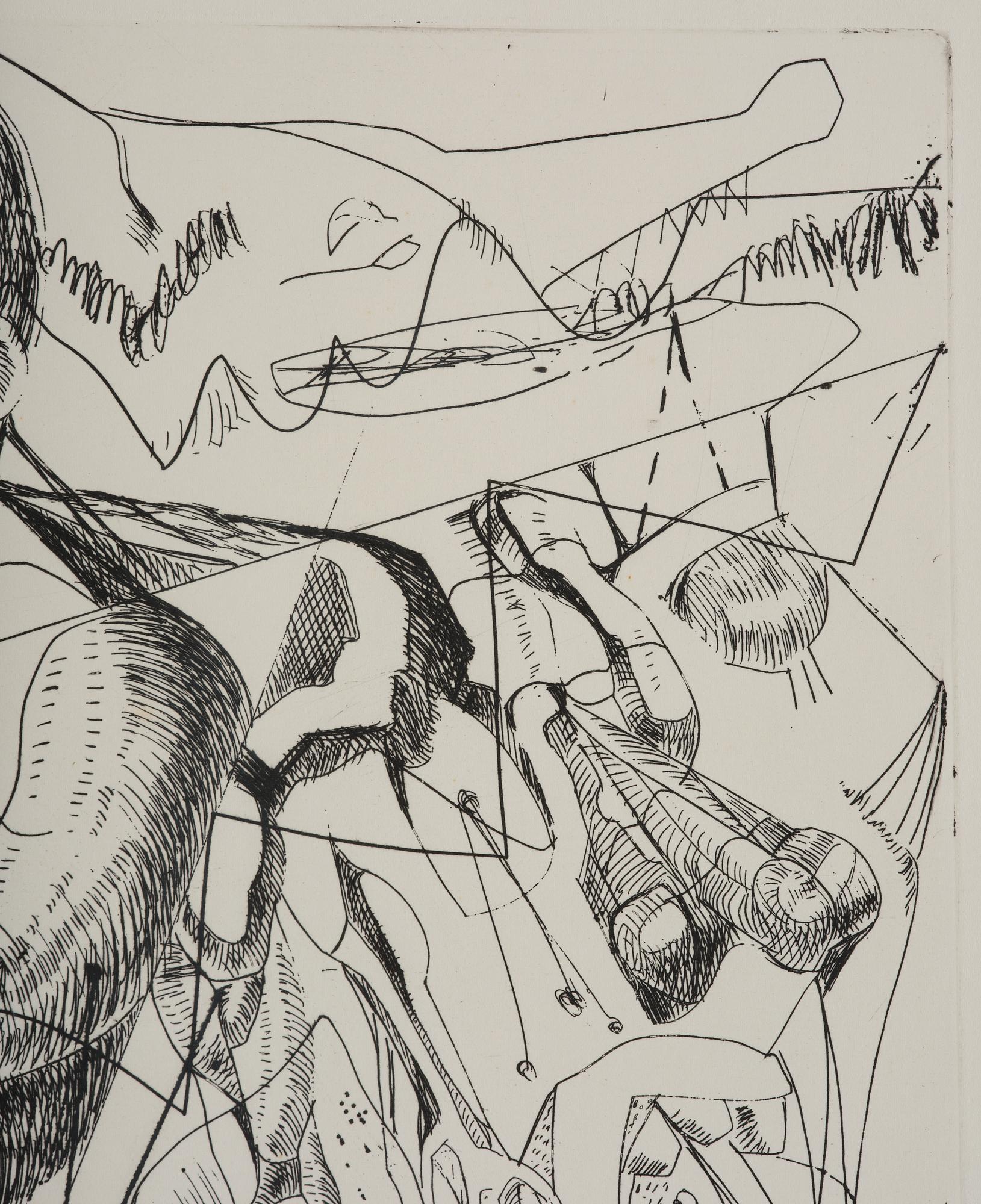 Ernst Iosipovitch Neizvestny, Utan titel ur: "Hommage aux Prix Nobel" (Nobelprismappen).