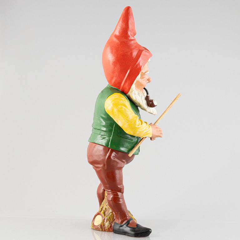 Gnome, earthenware, Gräfenroda, Germany, second half of the 20th century.