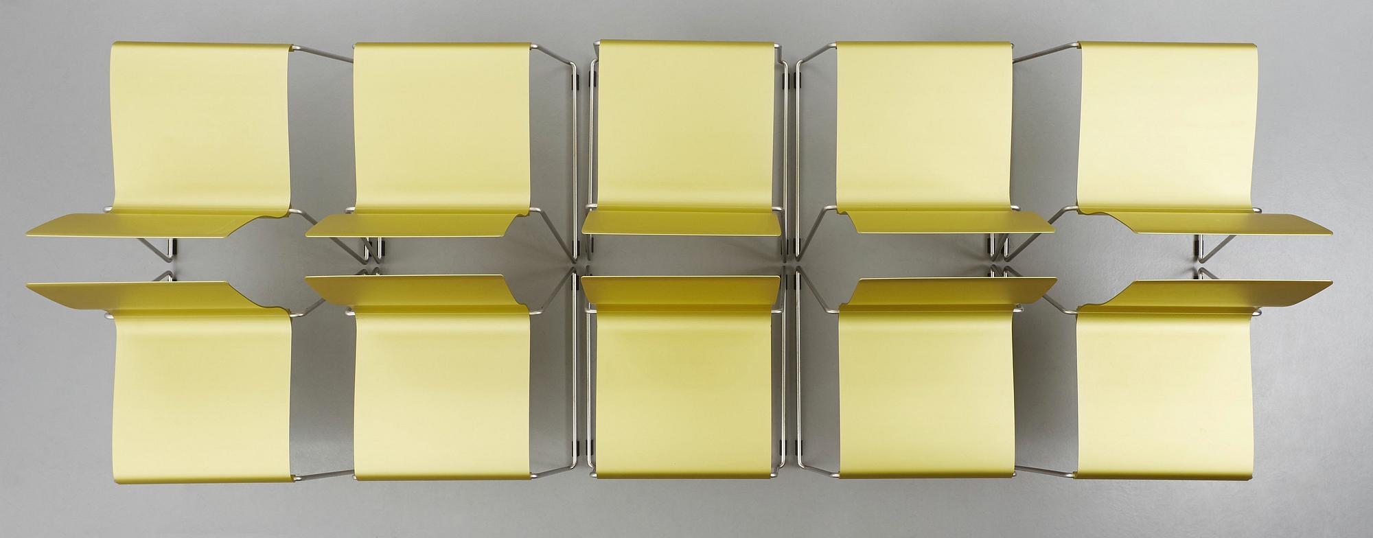 Fredrik Mattson, & Stefan Borselius, a set of 10 chairs, "Sting", Blå Station, Sweden, post 2003.