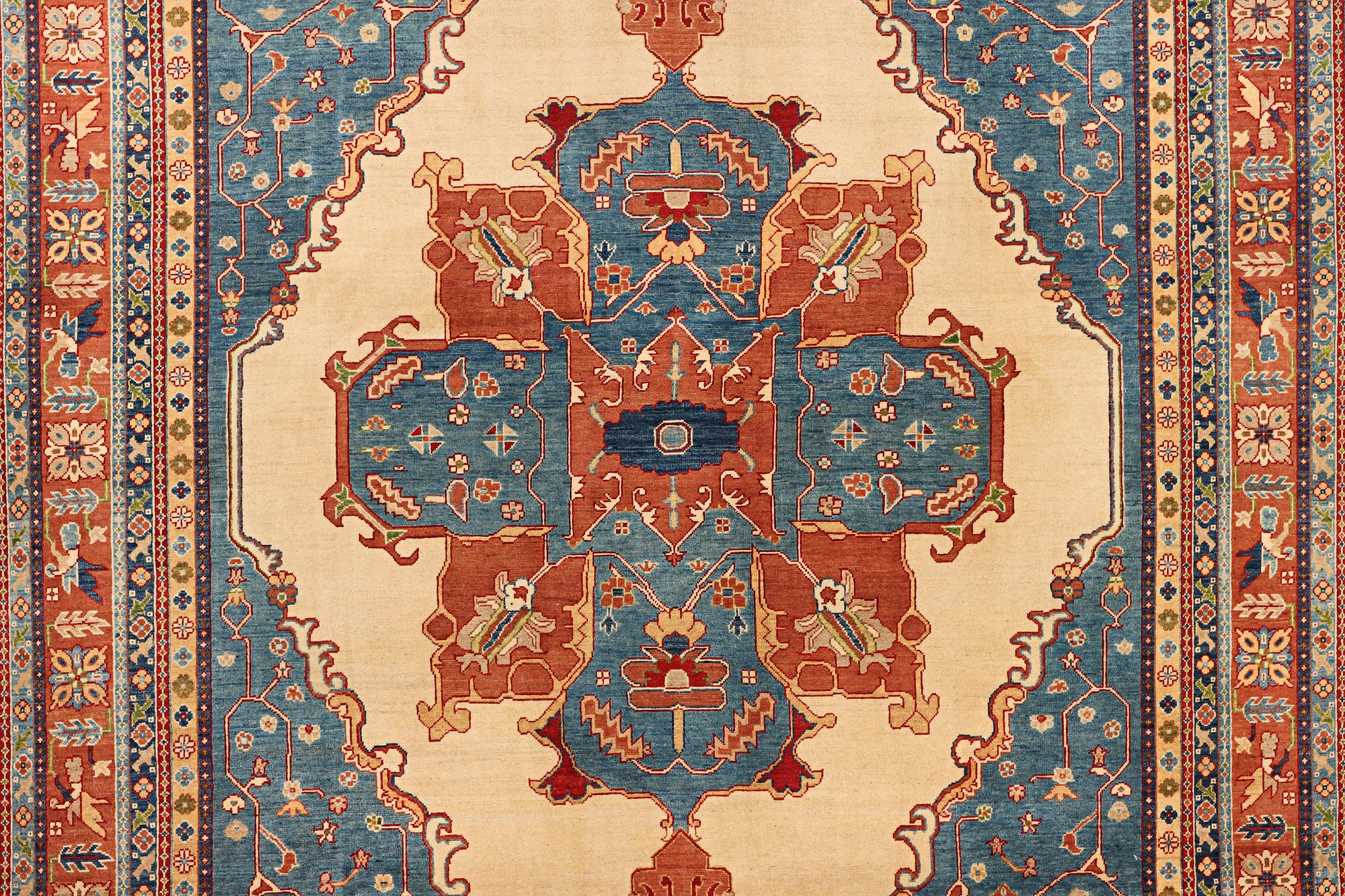 A Kazak carpet, c. 402 x 297 cm.