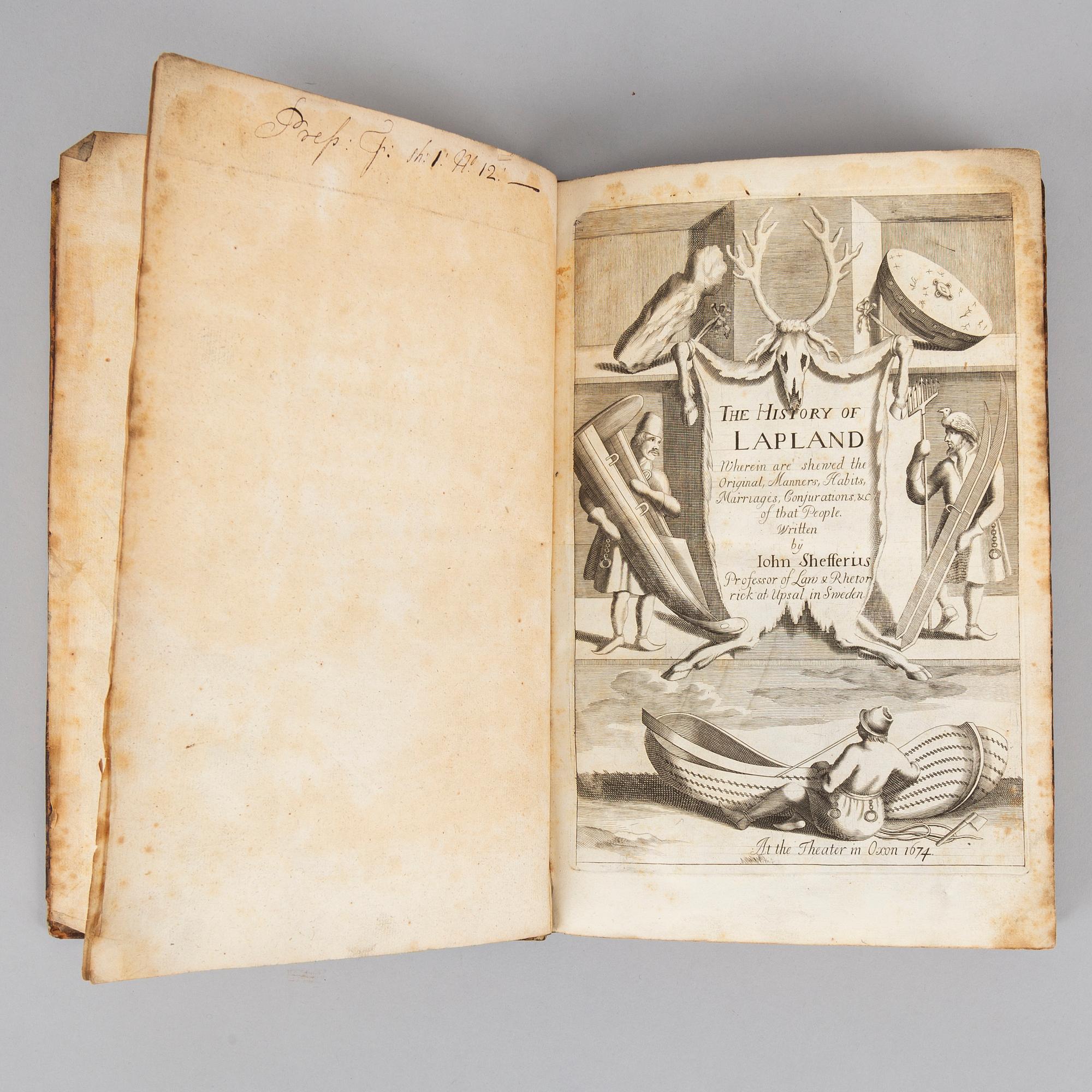 Schefferus’ Lapland, 1674.