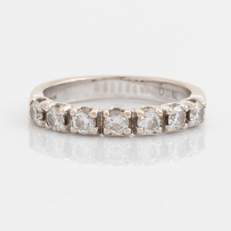 Brilliant cut diamond ring.