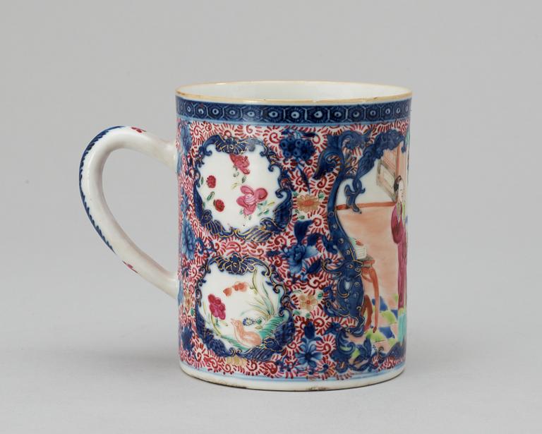 MUGG, porslin. Qing dynastin. Qianlong (1736-95).