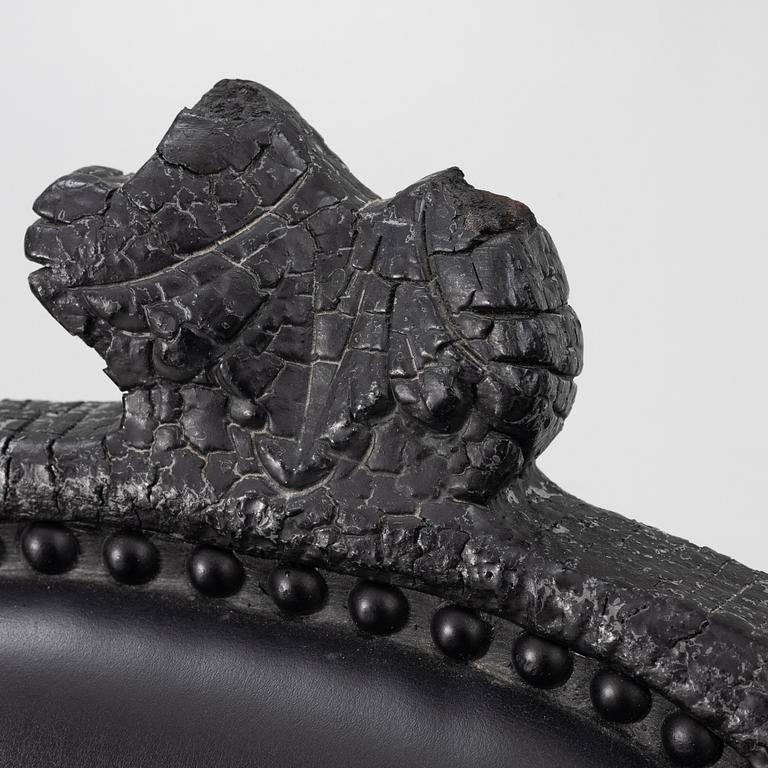 Maarten Baas, 2 st, "Smoke Chair", Moooi.