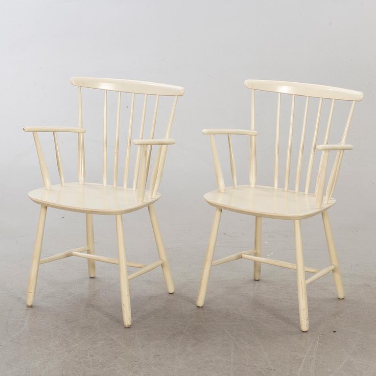 KARMSTOLAR, ett par, troligen "Dana" Ikea, 1960-tal.